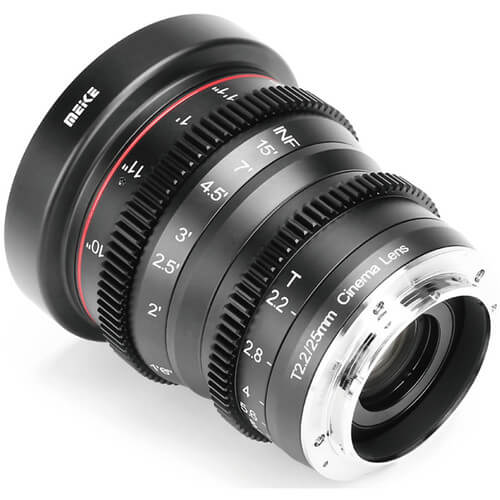 Meike 25mm T2.2 Manual Focus Cinema Lens (E Mount)
