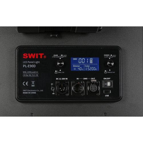 SWIT PL-E90DS Portable Bi-Color SMD DMX LED Panel (V-Mount)
