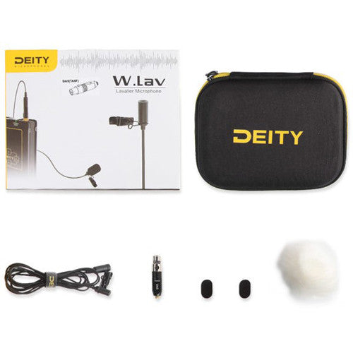 Deity Microphones W.Lav DA5 Bundle Omnidirectional Lavalier Microphone with Microdot to TA5F Adapter
