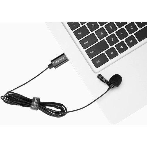 Saramonic SR-ULM10L Omnidirectional USB Lavalier Microphone (19.7' Cable)