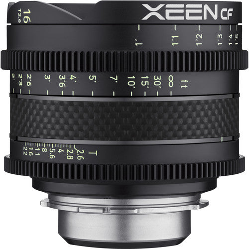 Rokinon XEEN CF 16mm T2.6 Pro Cine Lens (E Mount)