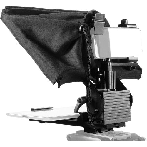 Prompter People PAL-PAD Prompter Pal Teleprompter with Tablet Cradle, 10 x 10" Glass and Camera Sled