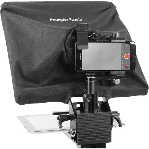 Prompter People PAL-PAD Prompter Pal Teleprompter with Tablet Cradle, 10 x 10" Glass and Camera Sled