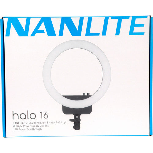 Nanlite Halo 16 Bi-Color 16" LED Ring Light