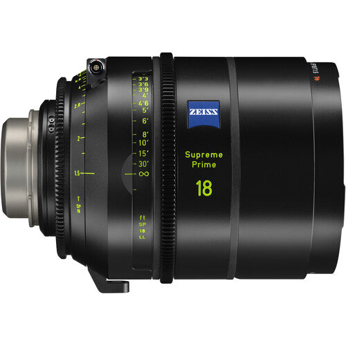 ZEISS Supreme Prime 18mm T1.5 Lens (Feet, PL Mount)