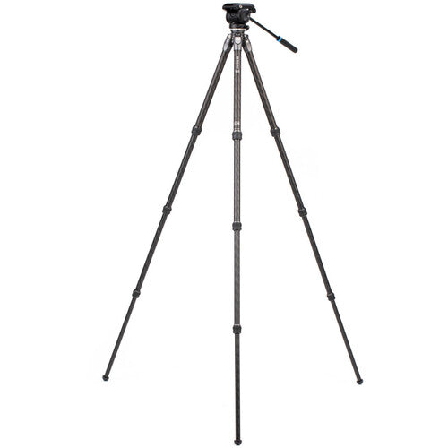 Benro Tortoise Carbon Fiber 2 Series Tripod System with S4Pro Video Head (62.4")