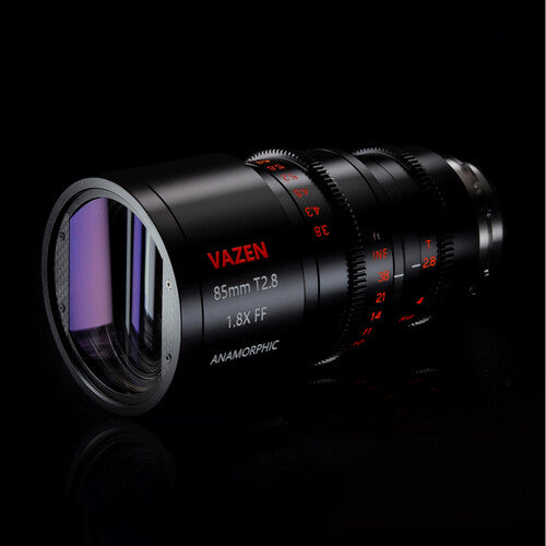 Vazen 85mm T2.8 1.8x Full-Frame Anamorphic Lens (Interchangeable PL/EF Mount)