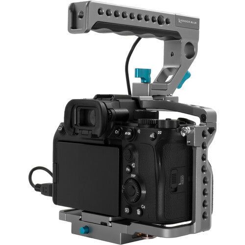 Kondor Blue Cage with Start/Stop Trigger Handle for Sony a1 & a7 Series (Space Gray)