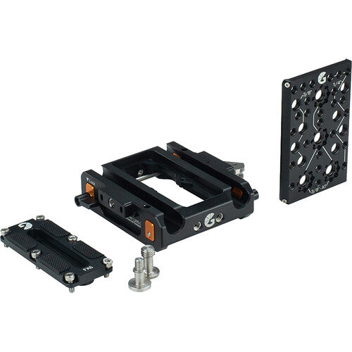 Bright Tangerine Left Field Quick Release Baseplate for Sony FX6