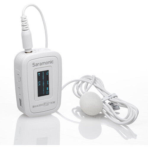 Saramonic Blink 500 Pro B1 Digital Camera-Mount Wireless Omni Lavalier Microphone System (2.4 GHz, Snow White)