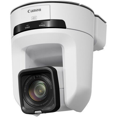 Canon CR-N300 4K NDI PTZ Camera with 20x Zoom (Titanium White)