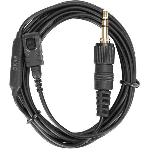 Saramonic DK4B Professional Broadcast Omnidirectional Lavalier Microphone (Locking 3.5mm Connector)