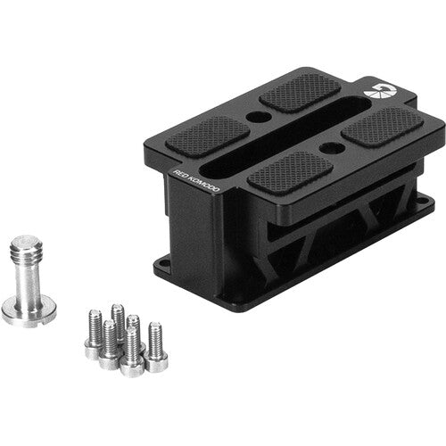 Bright Tangerine RED KOMODO Standard Riser for LeftField 15mm Baseplate