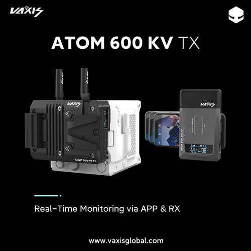 Vaxis ATOM 600 KV Wireless TX/RX Kit for RED KOMODO (Black)