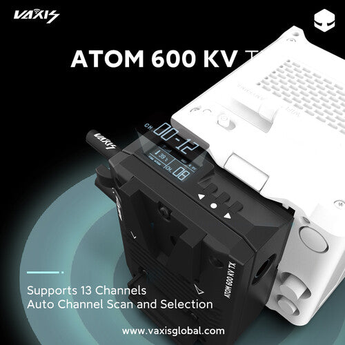 Vaxis ATOM 600 KV Wireless TX/RX Kit for RED KOMODO (Black)