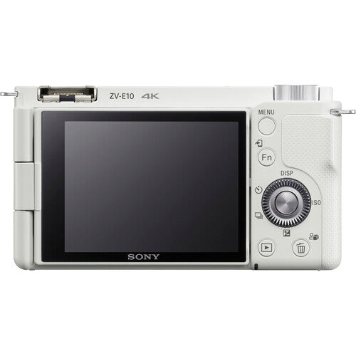 Sony ZV-E10 Mirrorless Camera with 16-50mm Lens (White) — Hot Rod 