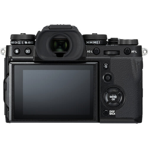 FUJIFILM X-T3 WW Mirrorless Camera (Body Only, Black, USB Charging)