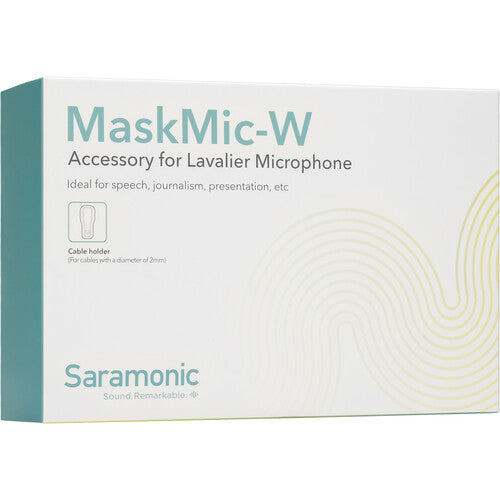 Saramonic Protective Face Mask with Lavalier Compartment (White)