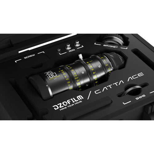 DZOFilm Catta Ace 35-80mm T2.9 PL-Mount Cine Zoom Lens (Black)