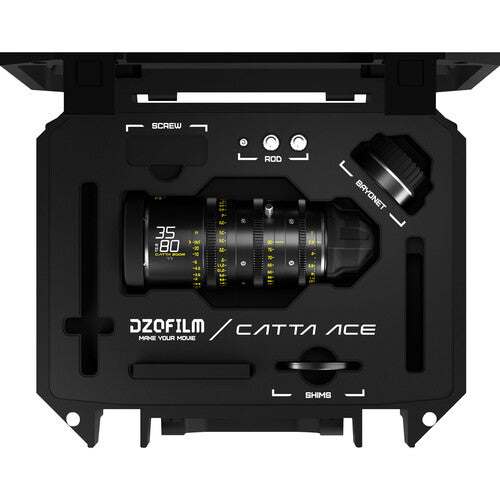 DZOFilm Catta Ace 35-80mm T2.9 PL-Mount Cine Zoom Lens (Black)
