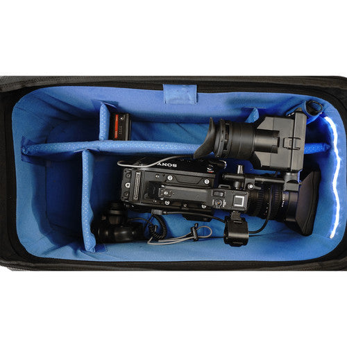 Camera Rig Trolley ORCA OR-14 Video Camera Trolley Bag with Top Tray — Hot Rod Cameras