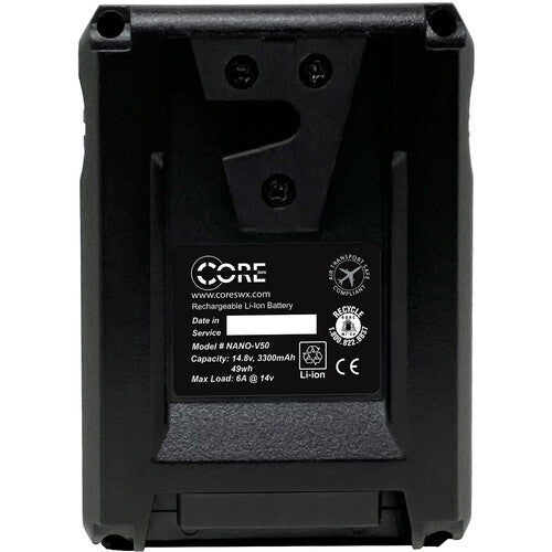 Core SWX NANO V50 Micro 49Wh Lithium-Ion Battery (V-Mount)