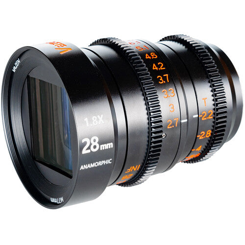 Vazen 28mm T2.2 1.8x Anamorphic Lens (RF Mount, Amber)