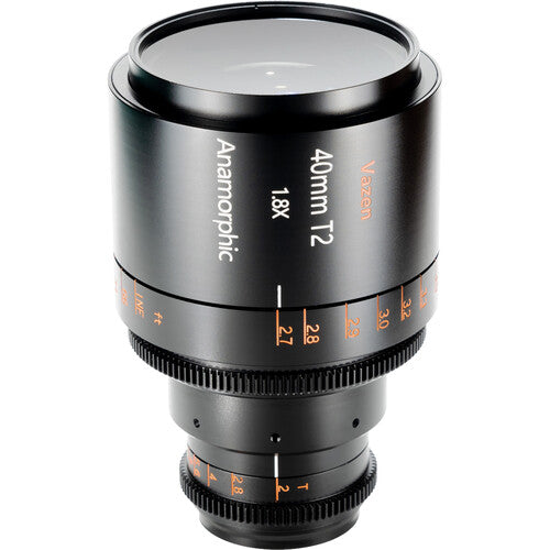 Vazen 40mm T2 1.8x Anamorphic Lens (MFT Mount, Amber)