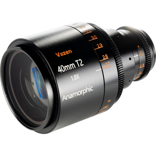 Vazen 40mm T2 1.8x Anamorphic Lens (RF Mount, Amber)