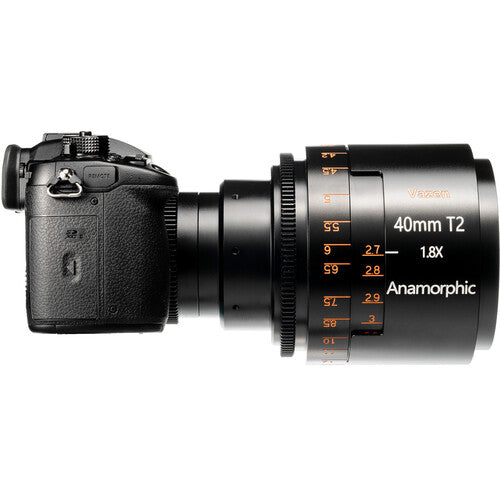 Vazen 40mm T2 1.8x Anamorphic Lens (RF Mount, Amber)
