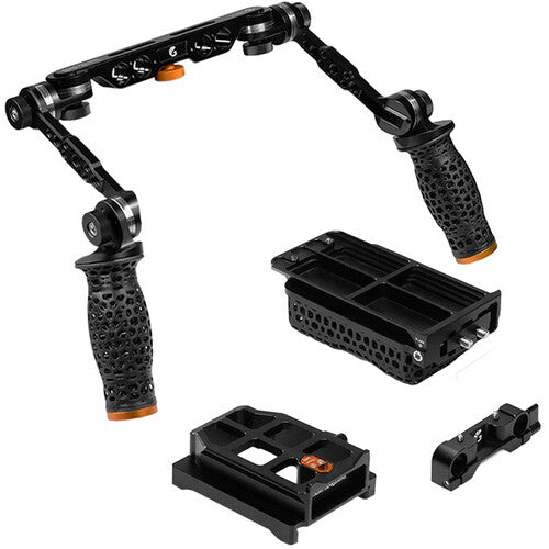 Bright Tangerine KASBAH Shoulder Pad System + 15mm Handle Kit