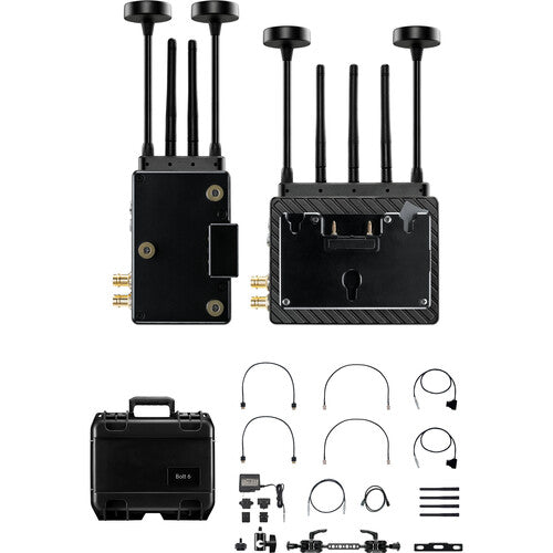 Teradek Bolt 6 XT MAX 12G-SDI/HDMI Wireless Transmitter/Receiver Kit (Gold Mount)