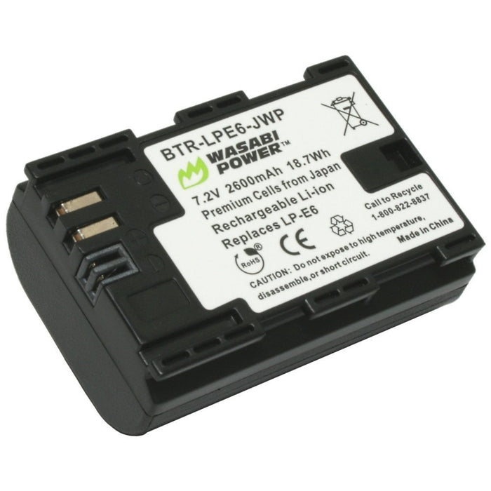 Wasabi Power Canon LP-E6, LP-E6N Replacement (1 Battery)