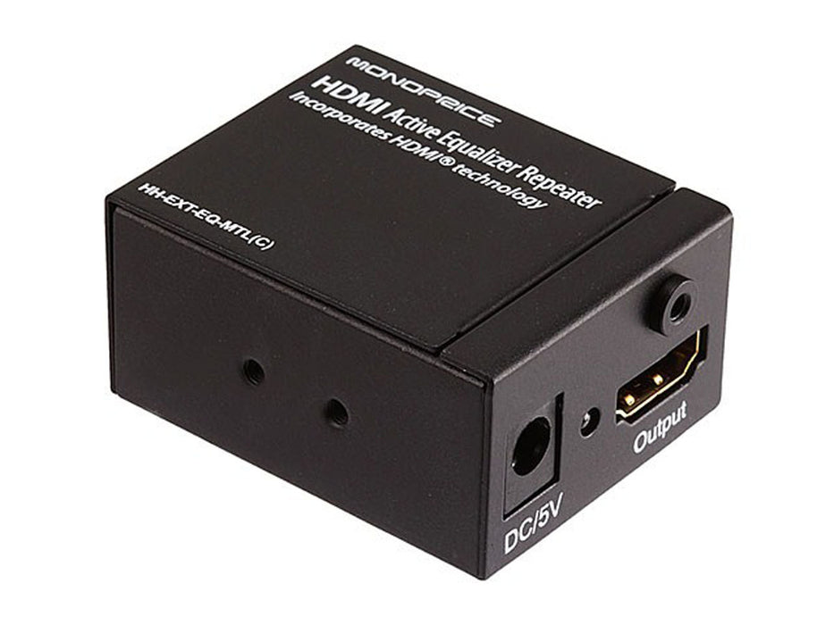 Monoprice PREMIUM Metallic HDMI_ Active Equalizer Extender Repeater - Extend Upto 131FT