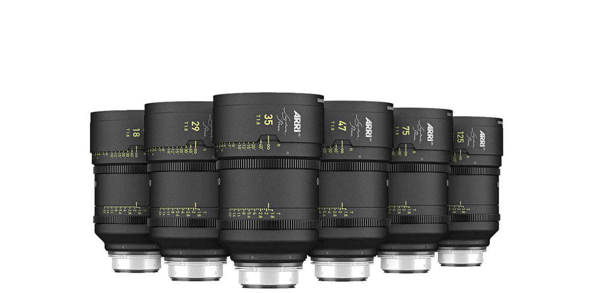 ARRI Signature Prime 6-Lens Set LPL Mount