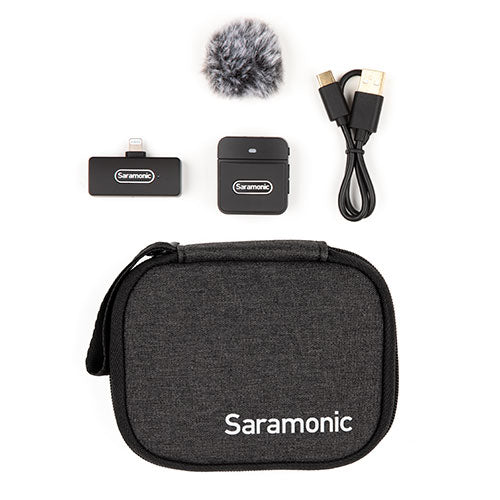 Saramonic Blink 100 B3 Ultra-Portable Clip-On Wireless Mic System with Lightning Receiver for iPhone & iPad