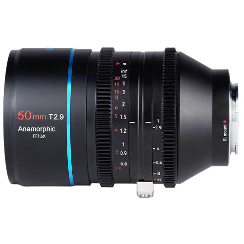 Sirui 50mm T2.9 1.6x Full-Frame Anamorphic Lens (RF Mount)