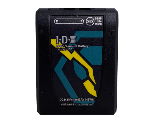IDX System Technology IMICRO-150 Battery (V-Mount) — Hot Rod IDX System Technology IMICRO-150 Battery (V-Mount) — Hot Rod