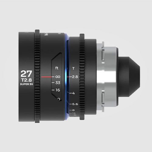 Venus Optics Laowa Nanomorph 27mm T2.8 1.5X S35 Cine Lens (Blue, PL Mount with Interchangeable EF Bayonet)