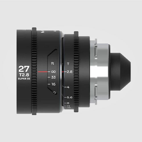 Venus Optics Laowa Nanomorph 27mm T2.8 1.5X S35 Cine Lens (Silver, PL Mount with Interchangeable EF Bayonet)
