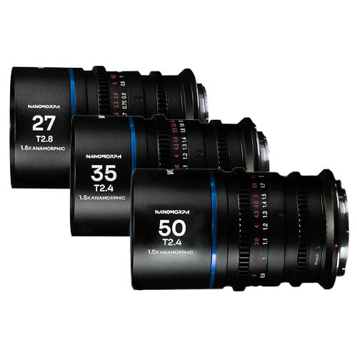 Venus Optics Laowa Nanomorph S35 Prime 3-Lens Bundle (Blue, Nikon Z)