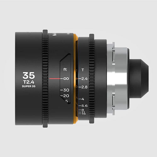 Venus Optics Laowa Nanomorph 35mm T2.4 1.5X S35 Cine Lens (Amber, PL Mount with Interchangeable EF Bayonet)