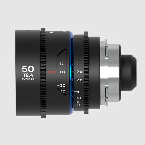 Venus Optics Laowa Nanomorph 50mm T2.4 1.5X S35 Cine Lens (Blue, PL Mount with Interchangeable EF Bayonet)
