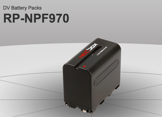 Hedbox NPF970 DV Battery Pack for Sony 6600mAh Li-Ion Battery 7.4 V