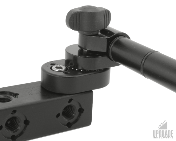 Upgrade Innovations ARRI 3/8 Pin-Loc 15mm Ball-Loc Pivot Clamp