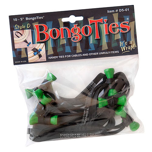 BongoTies Style D (10-Pack, Tree Frog)