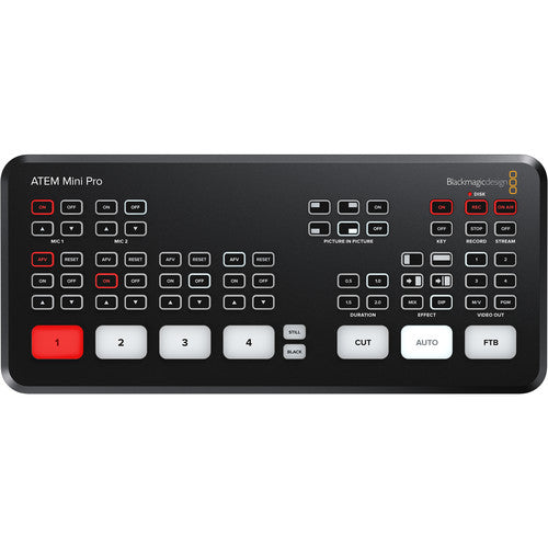 Atem Mini ビデオスイッチャー Blackmagic Design ATEM Mini Pro HDMI Live Stream Switcher — Hot