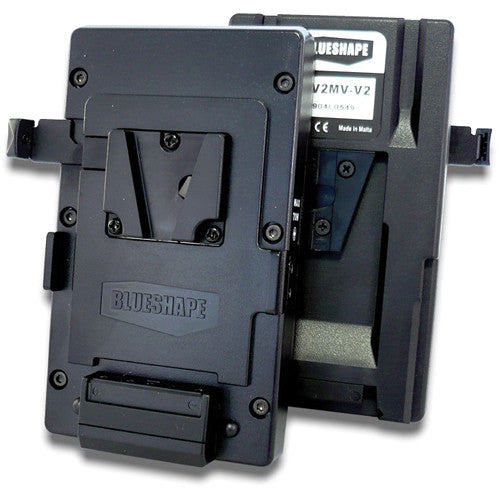 BLUESHAPE V-Mount to V-Mount Adapter Plate with P-Tap Output