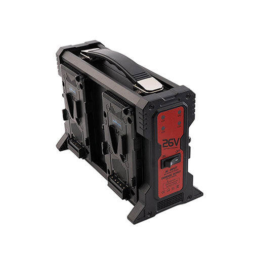 IndiPRO Tools Quad 26V Lithium Ion Battery Charger (V-Mount)
