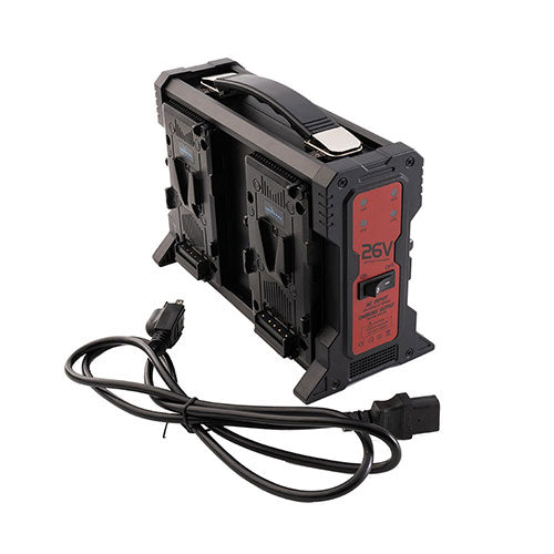 IndiPRO Tools Quad 26V Lithium Ion Battery Charger (V-Mount)